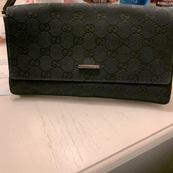 Authentic Gucci. GG canvas evening bag. - Picture 1 of 8
